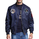 Bombers-espace-Homme-nasa-apollo-11-bleu-marine-face-vetement-hipster.fr