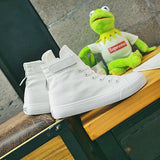 Chaussures hipster homme baskets côtés blanches White Moove Sneakers - vetement-hipster.fr