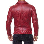 Blouson Hipster Homme Urban Perfecto rouge dos - vetement-hipster.fr