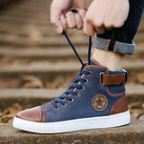 Sneakers-hipster-homme-baskets-bleu-marron-V-Star-profil-gauche-vetement-hipster.fr.jpg