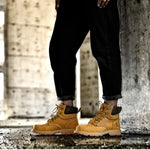 Bottines hipster homme Boots Stronger Shoes - sable - mise en situation - vetement-hipster.fr