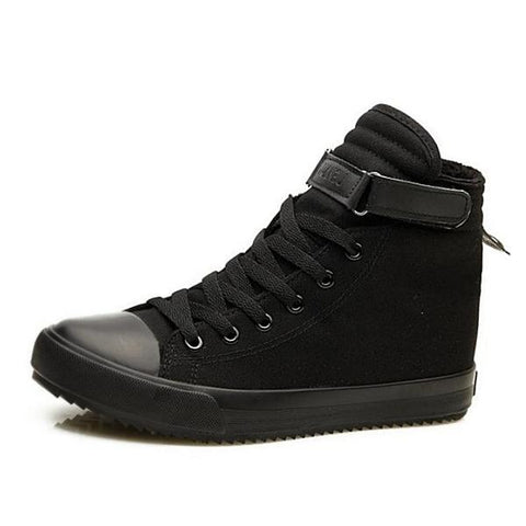Chaussures hipster homme baskets profil Noires Black Moove Sneakers - vetement-hipster.fr