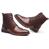 Chaussures hipster homme bottines marron London Boots- Paires - vetement-hipster.fr