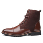 Chaussures hipster homme bottines marron London Boots - Profil - vetement-hipster.fr