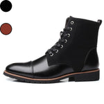 Chaussures hipster homme bottines noire London Boots - côté - 2 COLORIS - vetement-hipster.fr