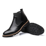 Chaussures hipster homme bottines noires Chelsea Boots - Paire renversée - vetement-hipster.fr