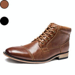 Chaussures hipster homme bottines marron Rossini Boots - côté - 2 coloris - vetement-hipster.fr