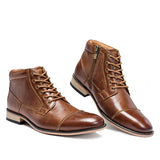 Chaussures hipster homme bottines marron Rossini Boots - duo droit  - vetement-hipster.fr