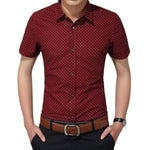 Chemisette hipster homme rouge Prince Will - vêtement-hipster.fr