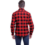 Chemise noir rouge hipster homme Dos woodcutter - vêtement-hipster.fr