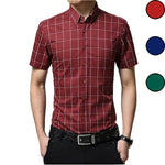 Chemise manches courtes hipster dandy homme Rouge Prince Malone - 3 coloris - vêtement-hipster.fr