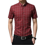 Chemise manches courtes hipster dandy homme Rouge Prince Malone - vêtement-hipster.fr