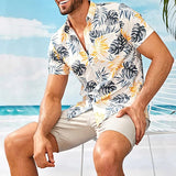 Chemise manche courte hipster homme Hawai Gold Summer face 3 - vêtement-hipster.fr