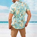 Chemise manche courte hipster homme hawaienne dos  - vêtement-hipster.fr