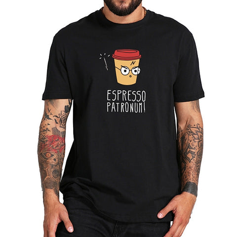 Tee-shirt-hipster-homme-noir-Expresso-Patronum-vêtement-hipster.fr