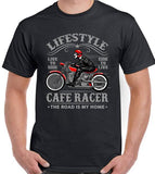 Tee shirt Noir hipster homme Live To Ride - vêtement-hipster.fr