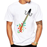 Tee shirt hipster homme blanc Seiche Color - vêtement-hipster.fr